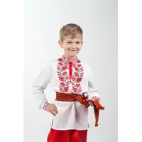 Украинская вышиванка для мальчика "Дубок" Собственное производство, 110, хло